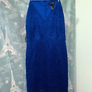Elegant Blue lace dress